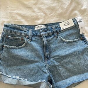 Abercrombie & Fitch Blue Jean Shorts